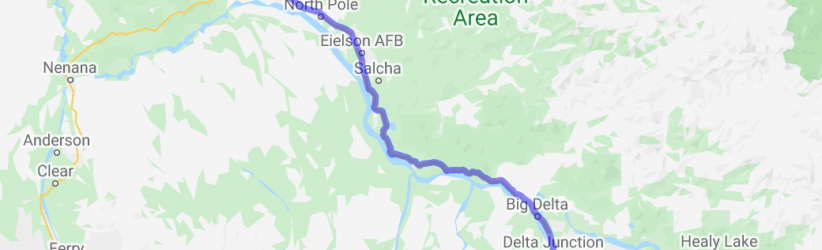 Richardson/Alaska Highway Route 2 Delta Junction to Fairbanks |  United States