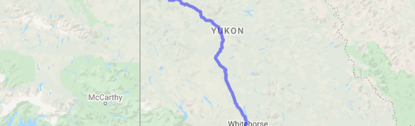 Klondike Highway Rt.2 to Dawson City (Yukon, Canada) |  Routes Around the World