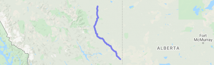 Alaska Highway  Rt. 97 Dawson Creek to Ft. Nelson (British Columbia, Canada) |  Routes Around the World