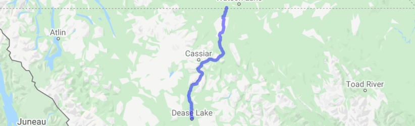 Cassiar Highway Dease Lake to the Alaska Highway (British Columbia, Canada) |  Routes Around the World