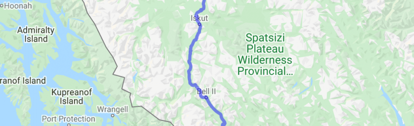 Cassiar Highway Meziadin Junction to Dease Lake (British Columbia, Canada) |  Routes Around the World