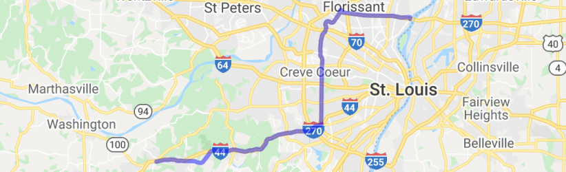 Route 66 - 1936 St. Louis to Grey Summit Bypass |  United States