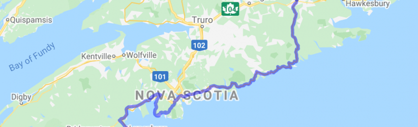 The Eastern and Southern Shores of Nova Scotia (Nova Scotia, Canada) |  Routes Around the World