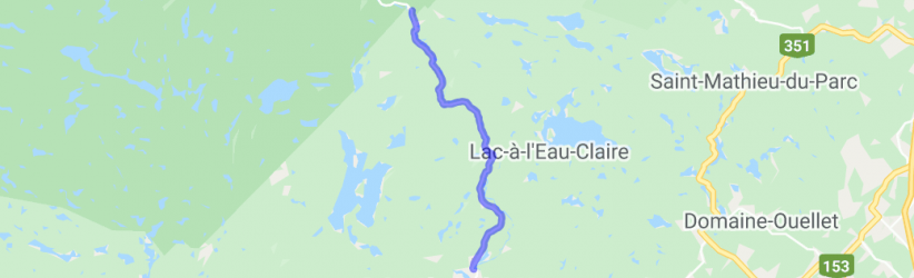 Saint-Alexis-des-Monts to Pins Rouges |  Routes Around the World