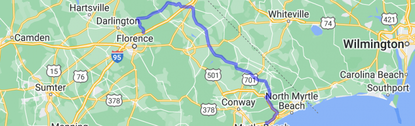 Myrtle Beach to Buc-ee's Florence | United States Myrtle Beach to Buc-ee's Florence | United States