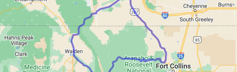 Around the edge of Colorado (segment 7 of 8) - Canyon loop south of Laramie | Colorado Around the edge of Colorado (segment 7 of 8) - Canyon loop south of Laramie | Colorado