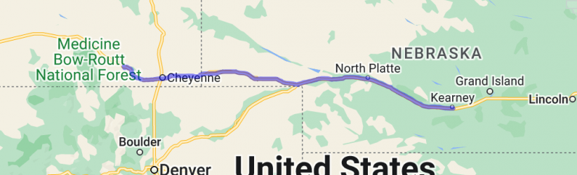 Around the edge of Colorado (segment 7 of 8) - Laramie WY to Kearney NE | Nebraska Around the edge of Colorado (segment 7 of 8) - Laramie WY to Kearney NE | Nebraska