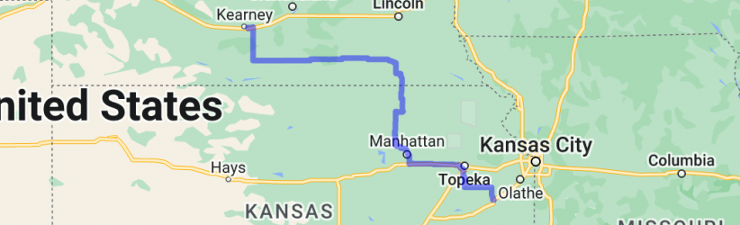 Around the edge of Colorado (segment 8 of 8) - Kearney NE to Ottawa KS | Kansas Around the edge of Colorado (segment 8 of 8) - Kearney NE to Ottawa KS | Kansas