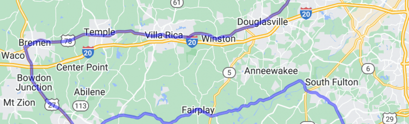 West of Atlanta Country Route | United States West of Atlanta Country Route | United States