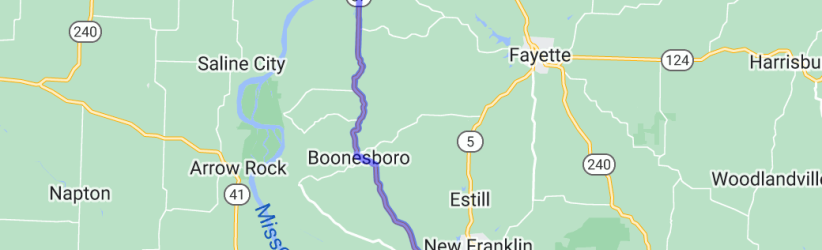 Route 87 - Glasgow to Boonville |  United States