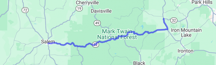 MO-32 - Salem to Caledonia |  United States