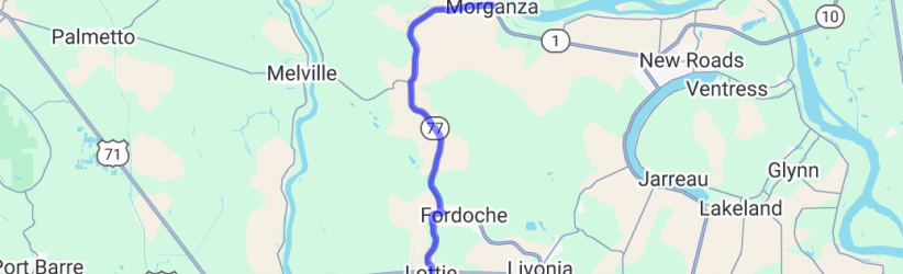 LA-10/LA-77/LA-81 - Morganza to Lottie |  United States