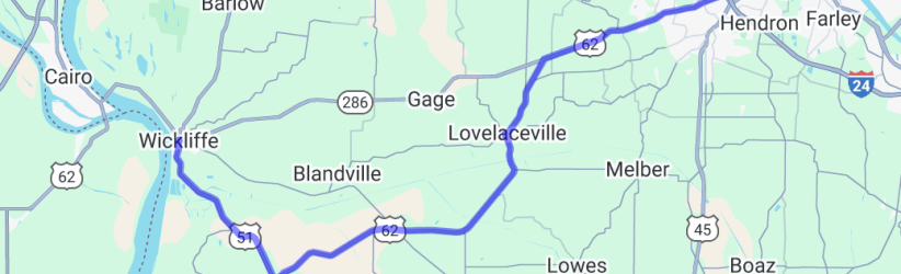 US 62 - Wickliffe to Paducah |  United States