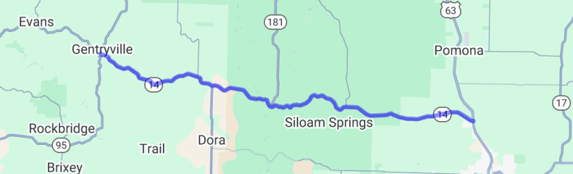 MO-14 - West Plains to Gentryville |  United States