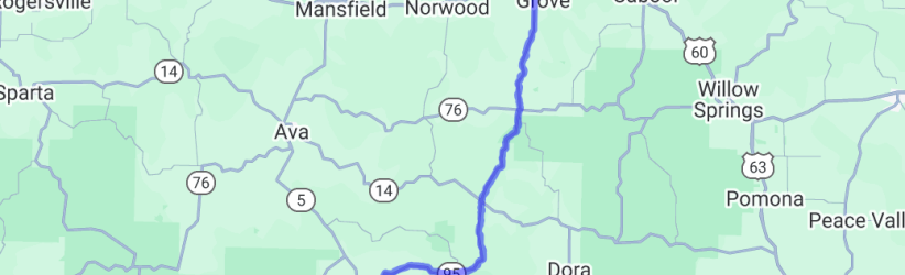 MO-95 - Mountain Grove to MO-5 |  United States