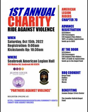 Charity Ride Against Violence |  New Hampshire