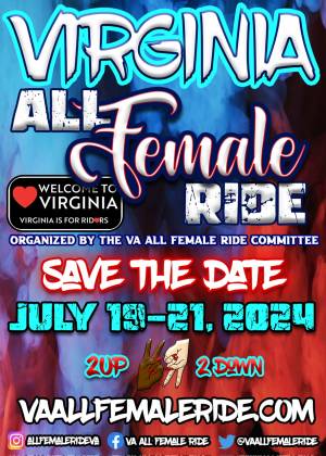 2024 Virginia All Female Ride |  Virginia