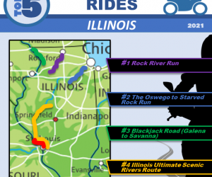 Top 5 Motorcycle Rides in Illinois - 2021 Riding Season V2