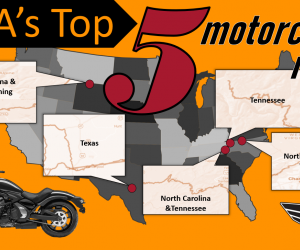 top 5 best motorcycle rides in the USA