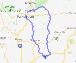 Parkersburg-Clay-Harrisville-Loop |  West Virginia