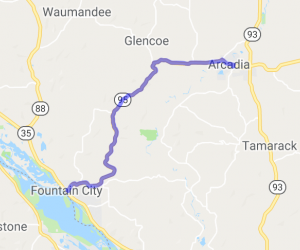 Hwy 95 from Fountain City to Arcadia | United States Hwy 95 from Fountain City to Arcadia | United States