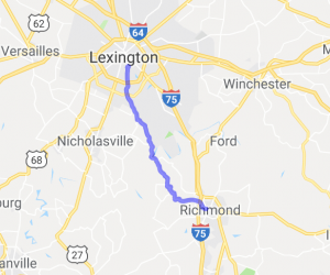 Tates Creek Road - Lexington to Richmond |  Kentucky