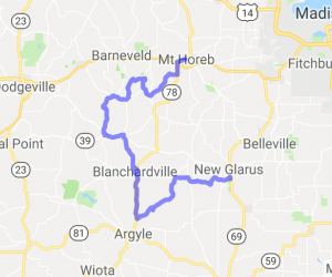 Mt. Horeb to New Glarus, The Long Way | United States Mt. Horeb to New Glarus, The Long Way | United States