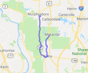 The Murphysboro to Anna to Carbondale Loop |  Illinois