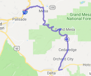 Grand Mesa - Colorado State Route 65 |  Colorado