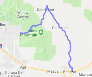 Cascabel Road to Redington Pass |  Arizona
