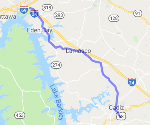 Routes 92 and 139 East of Kentucky Lake |  United States