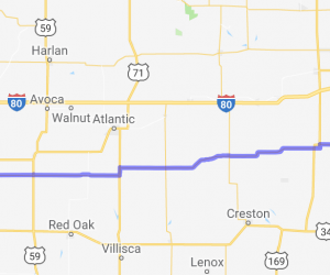 Des Moines To Council Bluffs - Via Highway IA-92 |  United States