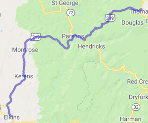 West Virginia US Route 219 -North of Elkins, WV- |  West Virginia