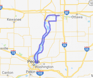 River Loop from Peru to Peoria |  Illinois