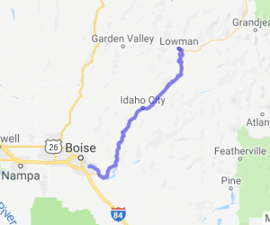 Highway 21 - Boise to Lowman |  Idaho