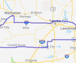 Loop from Olathe, KS to Abilene, KS and the Eisenhower Museum |  Kansas