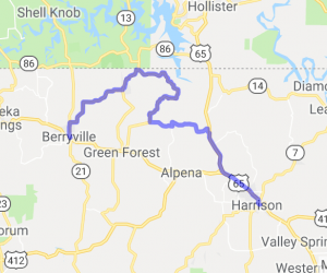 Harrison to Berryville - The Long Way Round |  Arkansas