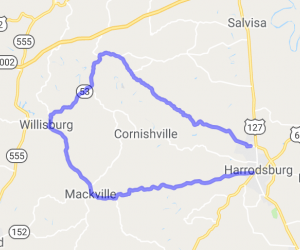"The Harrodsburg to Willisburg Loop" |  Kentucky