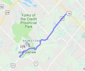 Forks of the Credit Road (Ontario, Canada) |  Routes Around the World