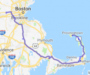 A Sane Route to Cape Cod (from MetroWest Boston) |  United States