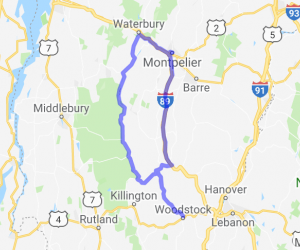 Green Mountain Spine Waterbury--Killington Loop |  Vermont