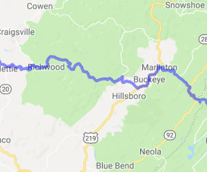 West Virginia 39 (West of US 220) |  West Virginia
