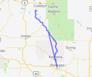 Hwy 55, Menomonee Reservation ride |  United States