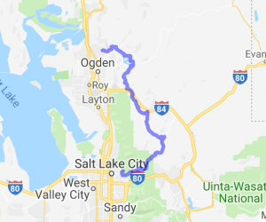Back roads route from Ogden to Salt Lake |  Utah