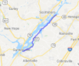 Guntersville to Scottsboro |  Alabama