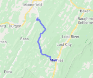Lost River State Park Rd and Howard's Lick Rd |  West Virginia