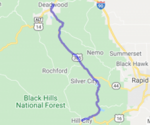 Deadwood to Hill City on Hwy 385 |  United States