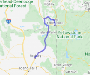 The Snake River to Super Volcano to Earthquake Lake to West Yellow Stone Run |  Montana