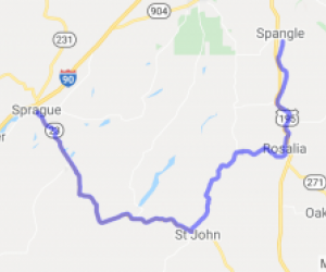 Spangle to Sprague through Pine City |  United States
