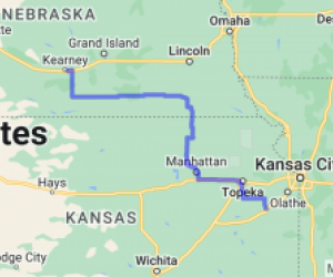 Around the edge of Colorado (segment 8 of 8) - Kearney NE to Ottawa KS |  Kansas